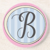 Dessous de verre Monogram B Sandstone (Devant)