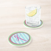 Dessous de verre Monogram K Sandstone (Côté)