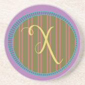 Dessous de verre Monogram X Sandstone (Devant)