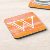 Dessous-de-verre Monogramme | Ciel des Caraïbes (Côté gauche)