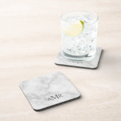 Dessous-de-verre Monogramme Personnalisé Classique (Côté Droit)