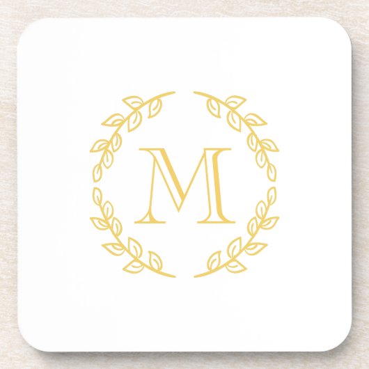Dessous-de-verre Monogramme vintage (Devant)