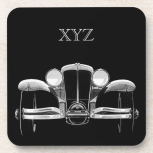 Dessous de verre monogrammes personnalisés de voit