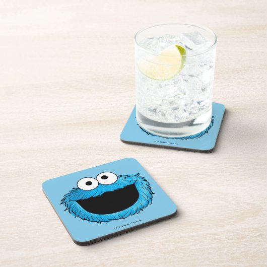 Dessous-de-verre Monster à la fin de cette histoire | Cookie Monste (Côté Droit)