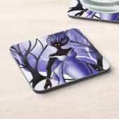 Dessous-de-verre Monster Macabre de la femme déplaisante (Côté gauche)