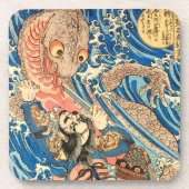 DESSOUS-DE-VERRE MONSTRE DE COMBAT SAMURAI (Devant)