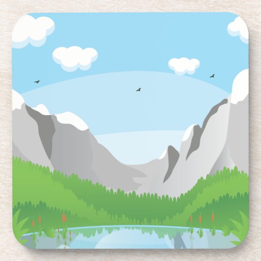 Dessous-de-verre Montagnes (Devant)