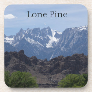Dessous-de-verre Montagnes enneigées de Lone Pine
