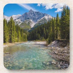 Dessous-de-verre Montagnes   Parc national Banff, Rocheuses canadie