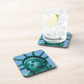 Dessous-de-verre Monuments | Statue de Liberty Face (Côté Droit)