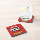 Dessous-de-verre Mooey Noël Funny Cow (Côté Droit)