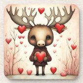 Dessous-de-verre Moose Love 3 (Devant)