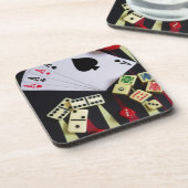 Dessous-de-verre Morceaux de jeu de casino (Côté gauche)