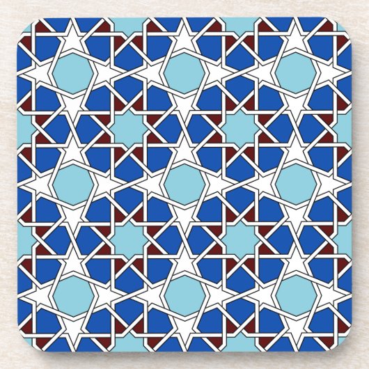 Dessous-de-verre Moroccan Geometric Pattern Beve (Devant)