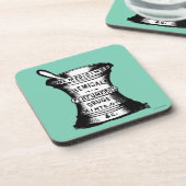 Dessous-de-verre Mortier et pilon (Côté gauche)