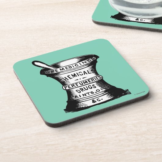 Dessous-de-verre Mortier et pilon (Côté gauche)