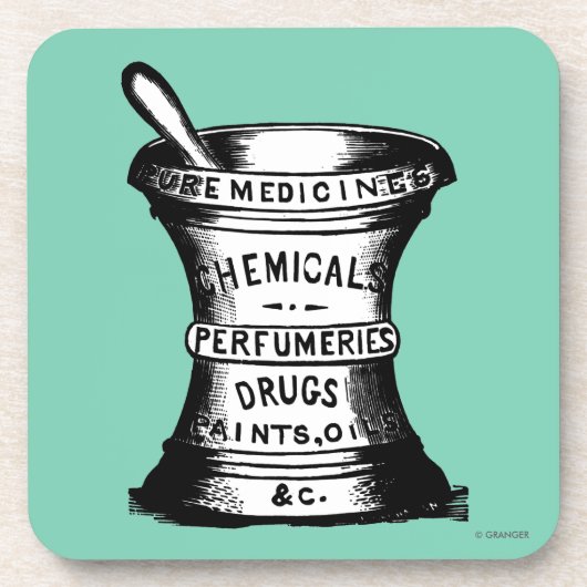 Dessous-de-verre Mortier et pilon (Devant)