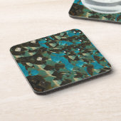 Dessous de verre Mosaic Blue Cork (Côté gauche)