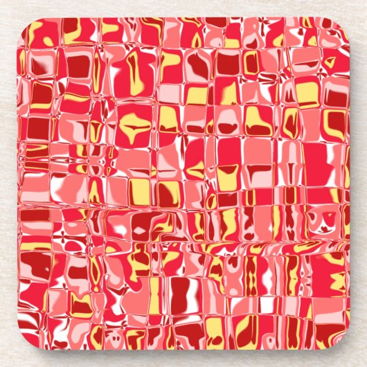 Dessous-de-verre Mosaïque Abstraite (Devant)