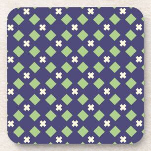 Dessous-de-verre Mosaïque bleue et verte marine