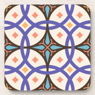 Dessous-de-verre Mosaïque décorative céramique Ornate Carreaux Moti
