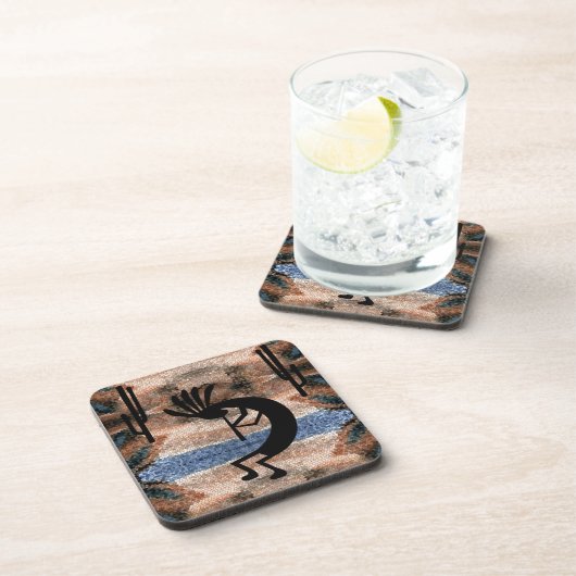 Dessous-de-verre Mosaïque du désert sud-ouest de Kokopelli (Côté Droit)