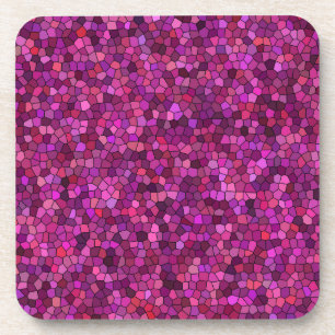 Dessous-de-verre Mosaïque Rose Violet
