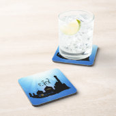 Dessous-de-verre Mosquée de l'Aïd Moubarak avec typographie (Côté Droit)