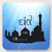 Dessous-de-verre Mosquée de l'Aïd Moubarak avec typographie (Devant)