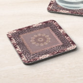 Dessous-de-verre Mosquée mousse rose mocha (Côté gauche)