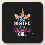 Dessous-de-verre Mother Gift | Sister Of The Birthday Girl Birthday<br><div class="desc">Mother Gift | Sister Of The Birthday Girl Birthday</div>