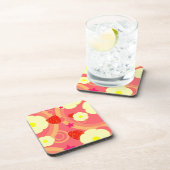 Dessous-de-verre Motif 2 de fraise (Côté Droit)