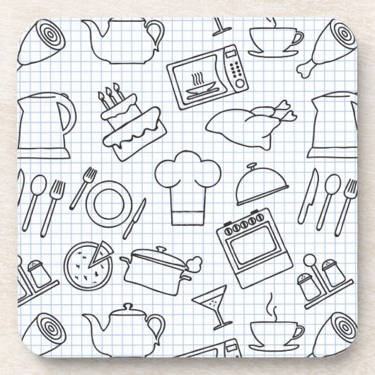 Dessous-de-verre Motif 4 de cuisine (Devant)