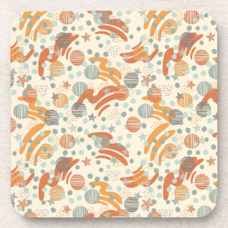 Dessous-de-verre Motif à dots branchés lancer oreiller