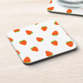 Dessous-de-verre motif à fraise (Côté gauche)