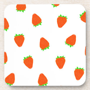 Dessous-de-verre motif à fraise