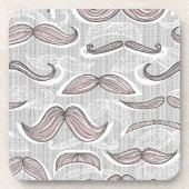 Dessous-de-verre Motif à la mode de moustache (Devant)