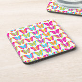 Dessous-de-verre Motif à papillon arc-en-ciel mignon (Côté gauche)