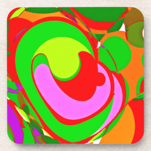 Dessous-de-verre Motif Abstrait aléatoire