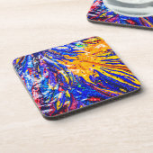 Dessous-de-verre Motif Abstrait coloré (Côté gauche)