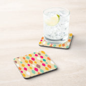 Dessous-de-verre motif abstrait de style rétro (Côté Droit)