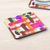 Dessous-de-verre Motif Abstrait dynamique dans l'art (Côté gauche)