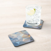 Dessous-de-verre Motif abstrait frais de triangle (Côté Droit)