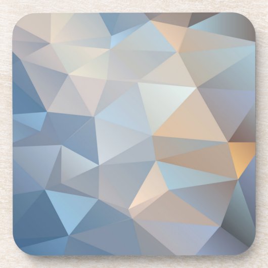 Dessous-de-verre Motif abstrait frais de triangle (Devant)