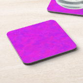 Dessous-de-verre Motif Abstrait Rose Violet (Côté gauche)