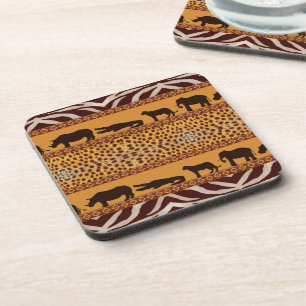 Dessous-de-verre Motif africain moderne de Cheetah