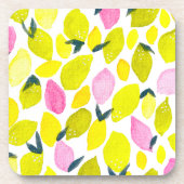 Dessous-de-verre Motif aquarelle de citron (Devant)