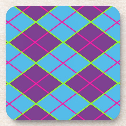 Dessous-de-verre Motif Argyle Classique (Devant)