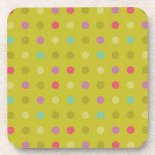 Dessous-de-verre motif arrière - plan de Polka-dot