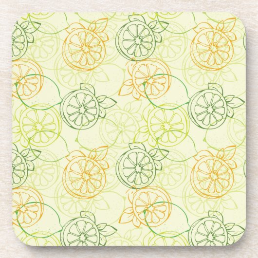 Dessous-de-verre Motif au citron (Devant)